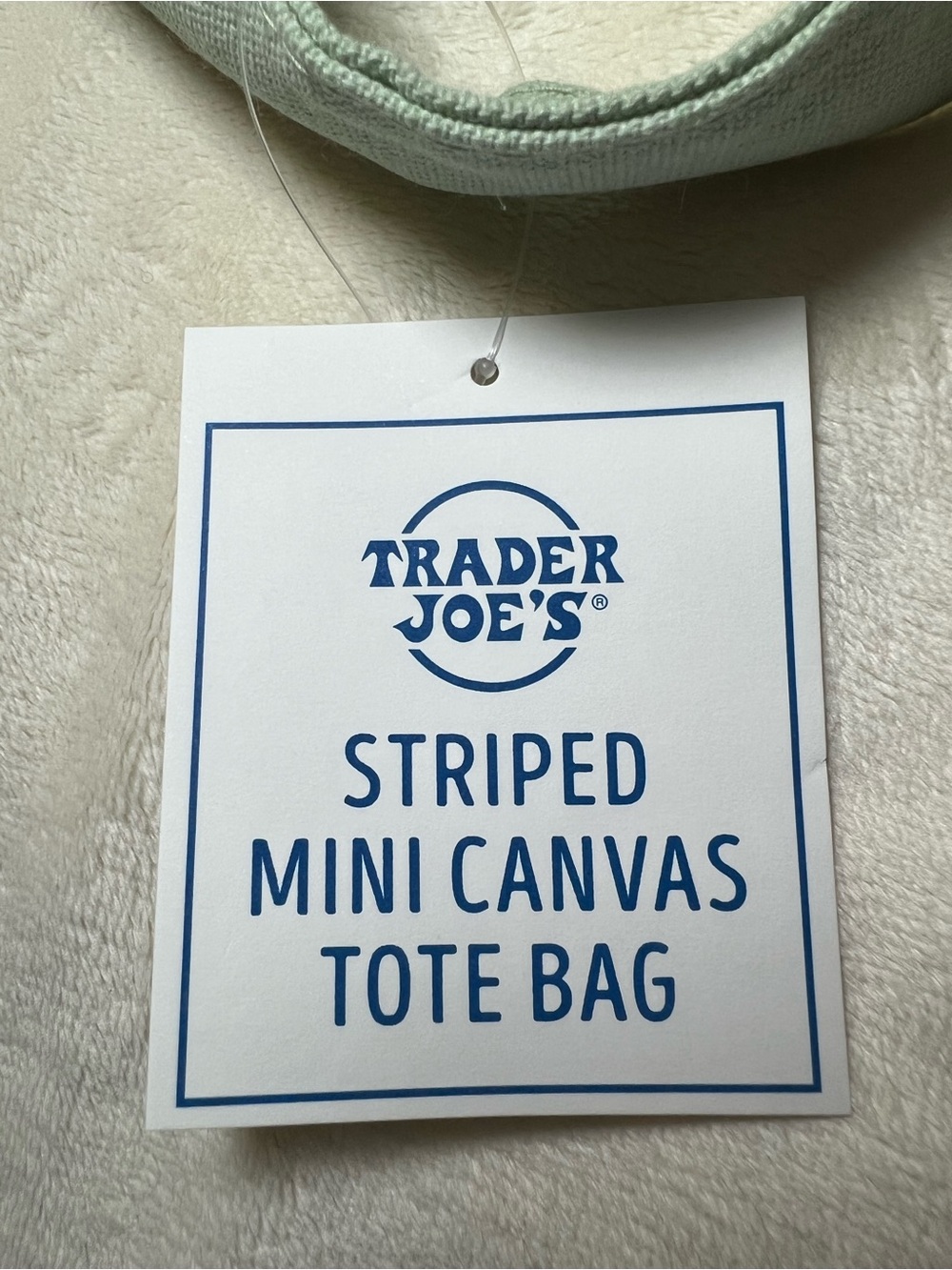 Trader Joe’s Limited Edition Summer 26 Canvas Striped Mini Tote Bags - SET OF 4 - Picture 6 of 7